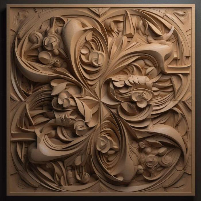 نموذج ثلاثي الأبعاد لآلة CNC 3D Art 